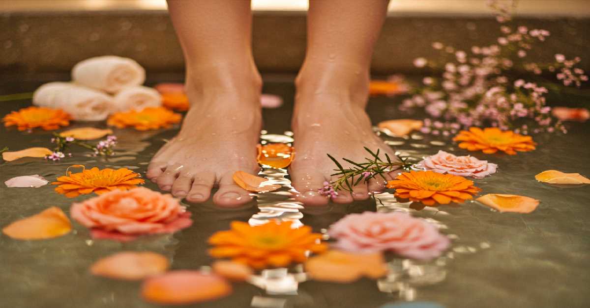 escalda pés: Seu Momento de Relaxamento
