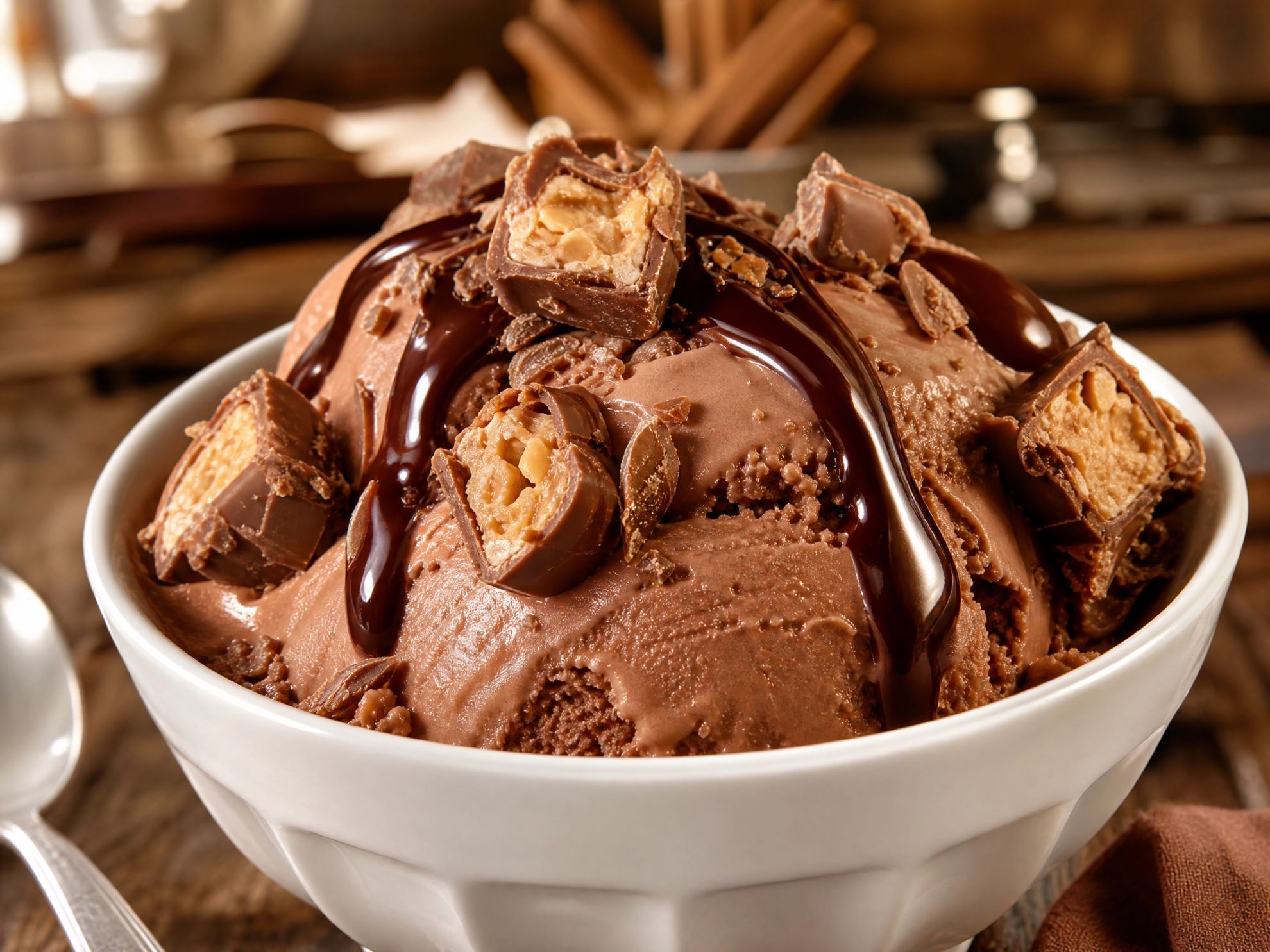 Receita Sorvete de Chocolate com Sonho de Valsa